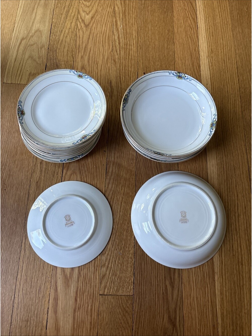 Vintage Noritake Glenora China Dishes - Hand Painted Made in Japan - 17pc